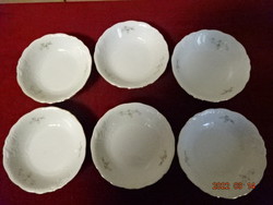 Wawel Polish porcelain compote bowl, six pieces for sale. He has! Jókai.