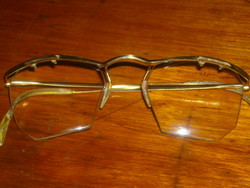 Antik aranyozott szemüveg+2 tok
