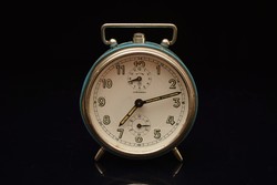 Vintage junghans table clock / mid-century German alarm clock / mechanical / retro / old