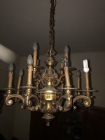 Empire style bronze chandelier with 12 arms