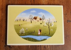 Villeroy&Boch porcelán képeslap "Spring"