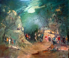 György tamás madarassy: nativity scene