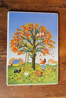 Villeroy&Boch porcelán képeslap "Apple harvest"