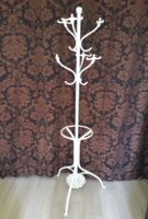 Antique Art Nouveau - umbrella holder - metal heavy doll standing hanger