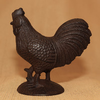 Cast iron rooster decoration