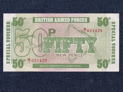 Anglia A brit fegyveres erők bankjegyei 50 New Pence bankjegy 1972 (id30127)