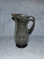 Antique smoke colored glass jug (6 / d)