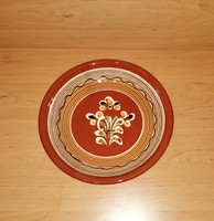 Retro glazed ceramic wall plate 23 cm (n)