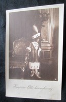 Habsburg Otto Crown Prince heir to the throne iv. King Charles 1916 coronation Buda time photo postcard