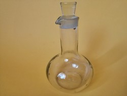 Lombik alakú metszett pöttyös olajos üveg