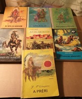 Indiános könyvek ,Gyűjtemény.7 db.