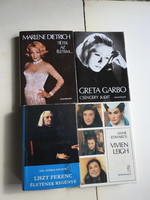 Liszt Ferenc - Greata Garbo - Marlene Dietrich - Vivien Leigh - életrajzok zene -film