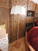 Vintage reed floor lamp - rare piece