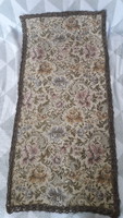 Old tapestry-like silk embroidery tablecloth 1. (M2308)