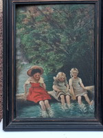 Old oil painting