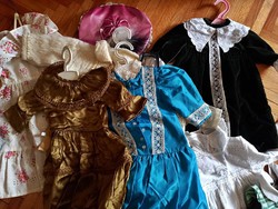 20 régi darab játékbaba ruha egyben eladó