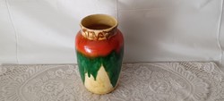 HUF 1 antique craftsman Szakmáry's raven house vase is rare