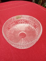 Czech bohemian crystal bowl / table centerpiece