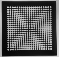 Victor Vasarely 3D kinetikus képe 1973, V. számű darab