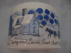 Scenic American ceramic holder