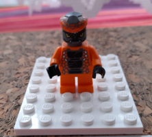 Lego Ninjago Snike narancssárga kígyó szamuráj minifigura