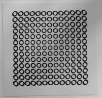 Victor Vasarely 3D kinetikus képe 1973, II. számű darab