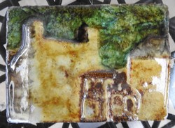 Rose Mary - glazed plaque / relief / wall picture