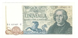 5000 lira lire 1971 signo Carli és Lombardo Olaszország Gyönyörű Ritka