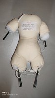 MOST ALACSoNY ÁR!!! Jelzés a háton vintage baba test vászon baba készítéshez alkatrész