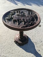 Oriental carved table