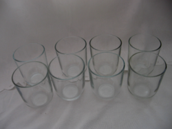 Set of 8 nutella glasses