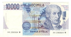 10000 líra lire 1984 signo Fazio és Amici Olaszország 2.