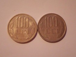 Románia  szép 100 Lei 1993 - 1994 !!
