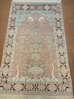 160 x 93 cm selyem Kasmir szőnyeg eladó