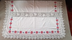 Glass chair tablecloth with recipe insert