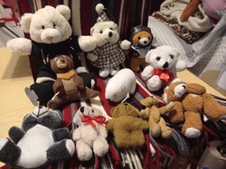Collection of 12 teddy bears in one