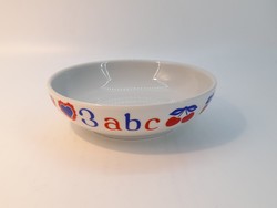 Alföldi porcelán ABC tálka