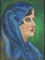 1H954 XX. századi festő : Női portré
