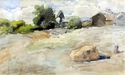 Edvi fits aladár: landscape - watercolor