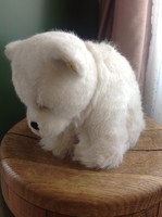 Antique steiff polar bear figure