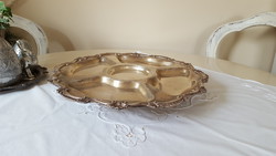 Huge, silver-plated, rotatable split offering 43.5 Cm.