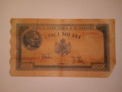 Románia 5000 Lei 1941 !!