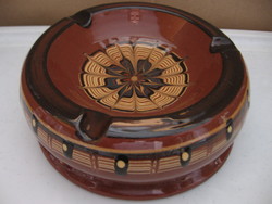 Large retro bulgarian, ceramic ashtray from Bulgaria
