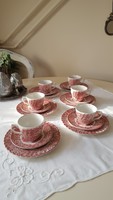 British anchor ironstone, breakfast set for 6 people