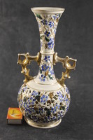 Fischer J porcelán füles váza 849