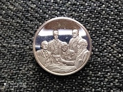 Belgium Történelmi mini érem 1830-1980 1885 .925 ezüst PP (id41606)