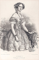 Barabás Miklós- Hildegard Lujza bajor hercegnő portréja