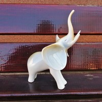 Hollóháza porcelán elefánt