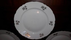 4pcs pansies flat plate 111.