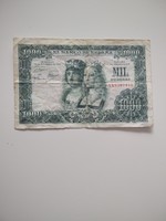 Ropogós 1000 peseta 1957